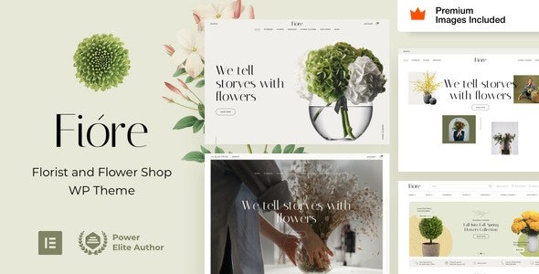 Fiore - Flower Shop & Florist Elementor Pro WordPress Theme