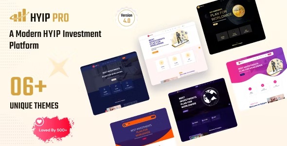HyipPro – A Modern HYIP Investmet Platform