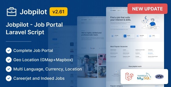 Jobpilot – Job Portal Laravel Script