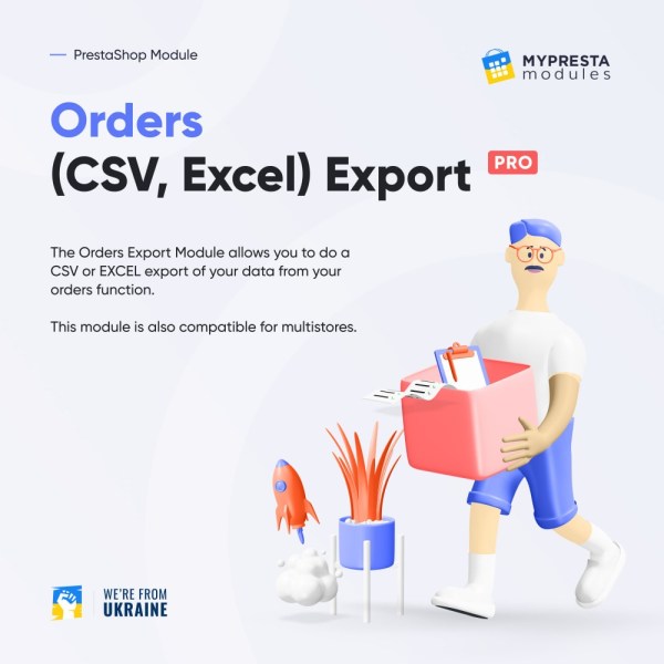 Orders CSV, Excel Export PRO Module