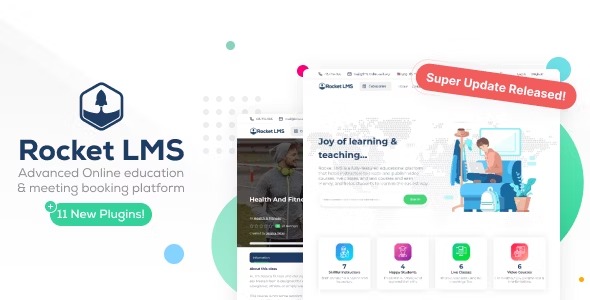 Rocket LMS - Learning Management System + Universal Plugins Bundle for Rocket LMS