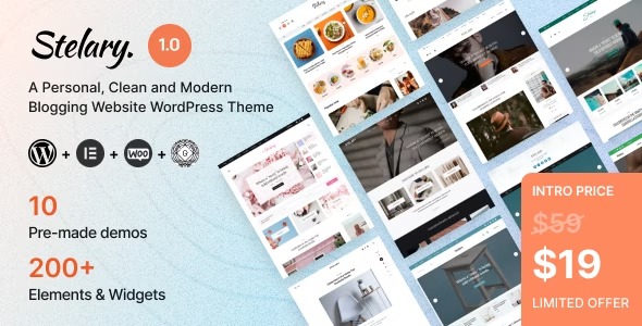 Stelary – Blog Magazine WordPress Theme
