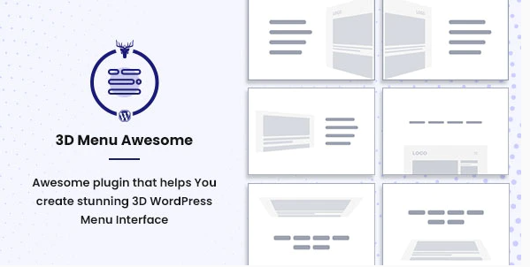 Stunning 3D Off Canvas Menu WordPress Plugin