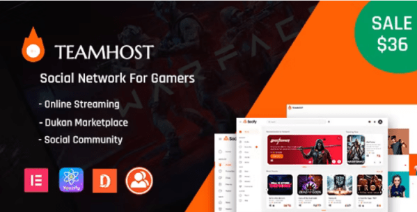 TeamHost – Gaming Community & Digital Marketplace