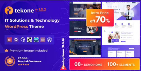 Tekone – IT Solutions & Technology WordPress Theme
