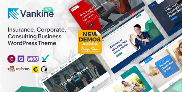 Vankine – Insurance & Consulting Business WordPress Theme