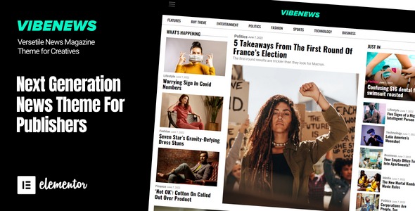 Vibenews – Digital News Magazine Theme