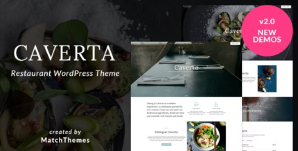 Caverta - Restaurant Cafe Theme