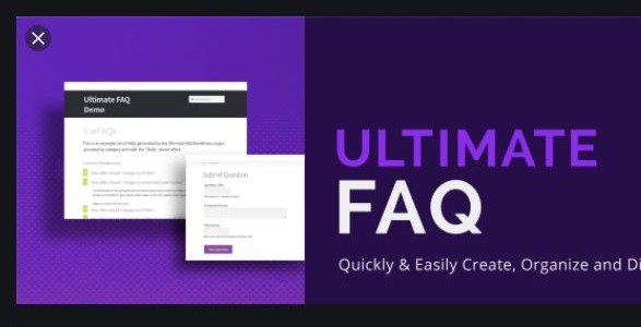 ultimate-faq.jpg Ultimate FAQ - WordPress Plugin - Image 1