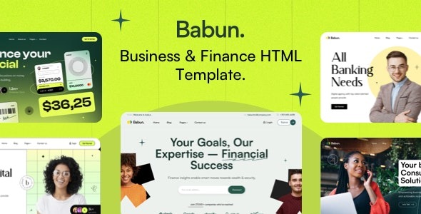 babun-business-finance-responsive-html5-template-nulled.jpg Babun - Business & Finance Responsive HTML5 + RTL Template - Image 1