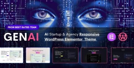 Gen AI - AI Agency & Technology Startup Elementor WordPress Theme