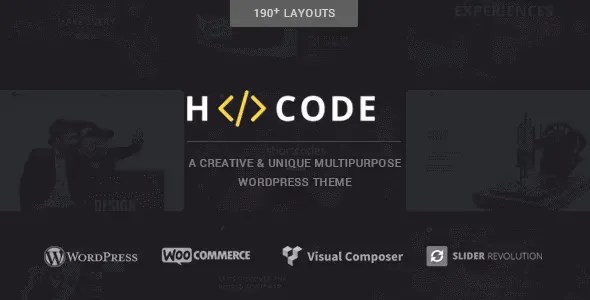 hcode-responsive.jpg H-Code Responsive & Multipurpose WordPress Theme - Image 1
