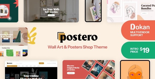 postero-wall-art-poster-woocommerce-theme-nulled.jpg Postero Wall Art & Poster WooCommerce Theme - Image 1